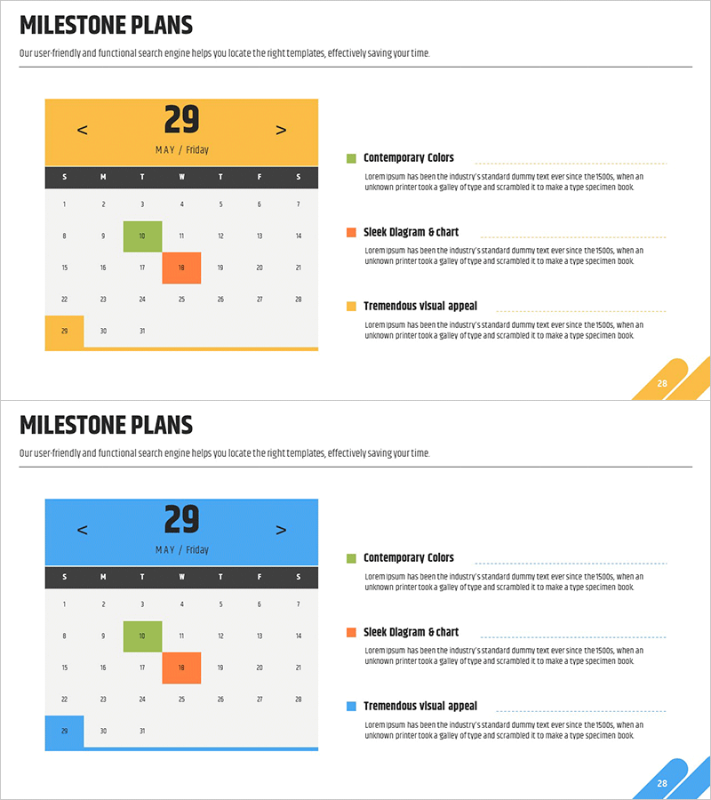 사업추진 일정 달력을 통한 전략적 계획 수립