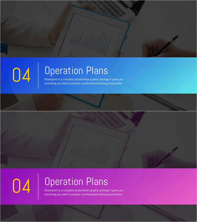 자산 관리 사업계획서 템플릿 간지 - 전문적인 운영 계획 슬라이드