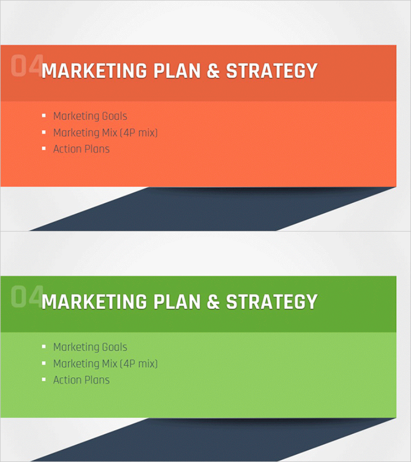 다이나믹 밴드 마케팅 기획서 템플릿 간지