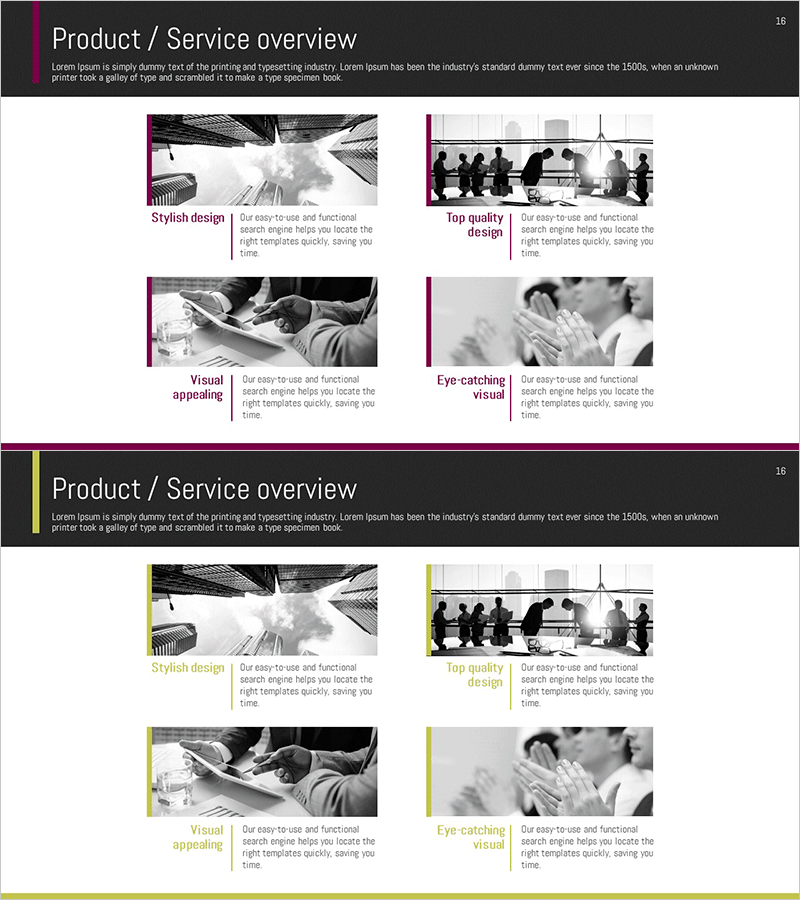 클러스터 다이어그램으로 혁신적인 프로그램 소개