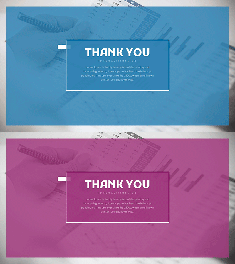 투자유치 프레젠테이션 템플릿 엔딩 표지 – 성공의 시작