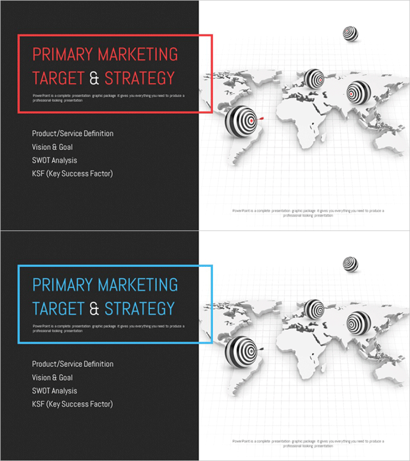 타겟 마케팅 기획서 템플릿 간지 – 전략과 목표
