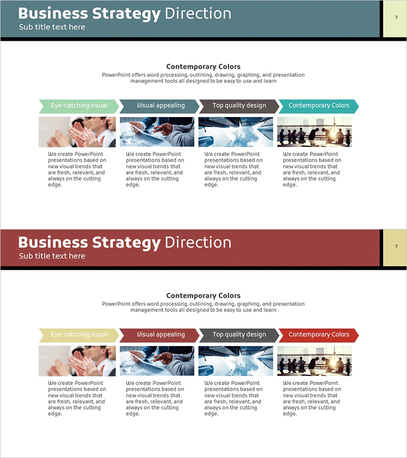 비즈니스 전략 절차별 다이어그램 – 성공을 위한 단계적 접근