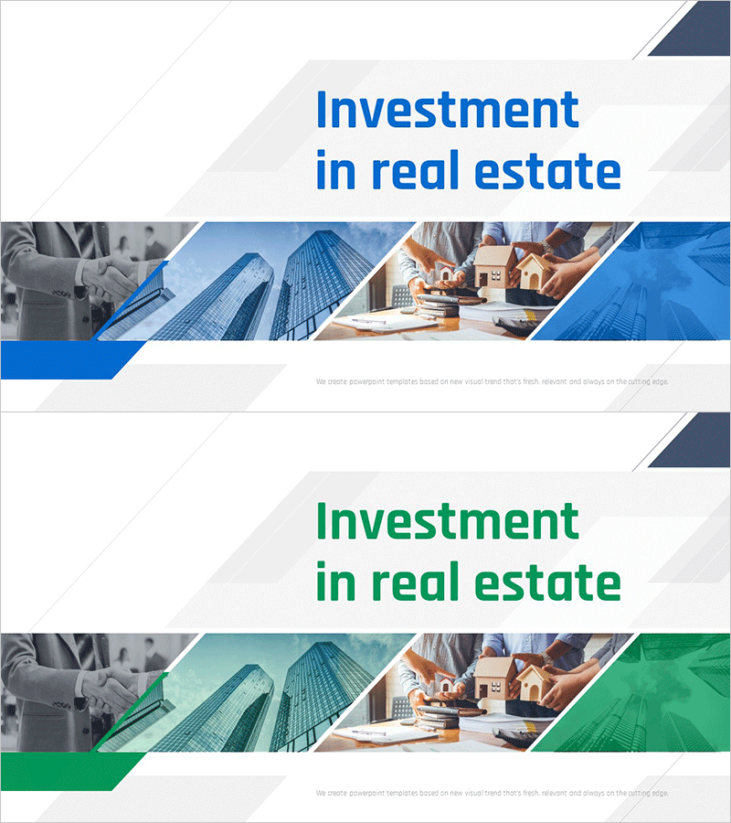 부동산 투자유치 템플릿 표지