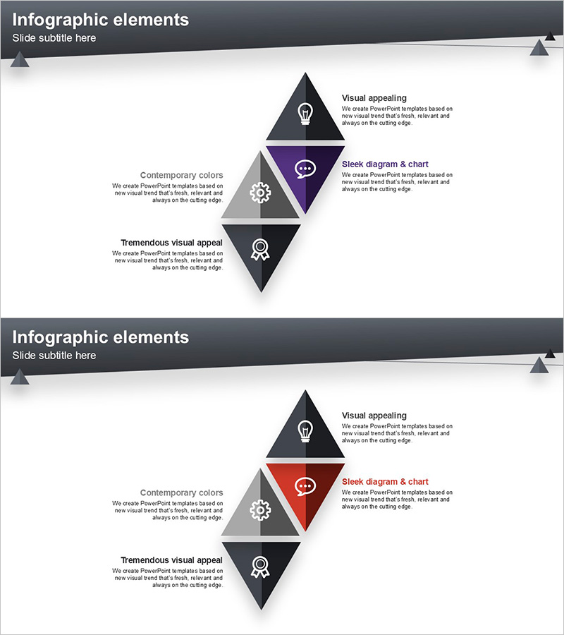레이아웃 디자인 템플릿 – 인포그래픽 요소