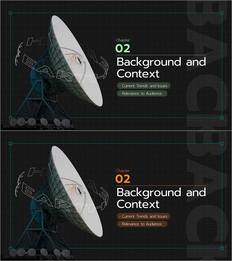 지구과학 세미나 배경 간지 – 현재 트렌드 및 청중 관련성