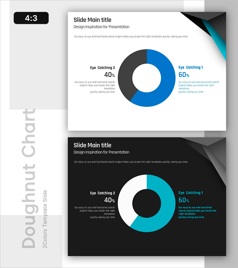 청록 도넛 차트 – 효율적인 데이터 시각화