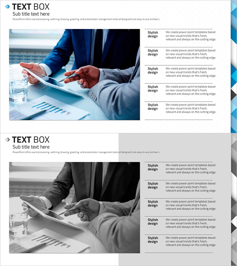 추상 패턴 템플릿 텍스트 박스 – 운영계획 및 설비 투자