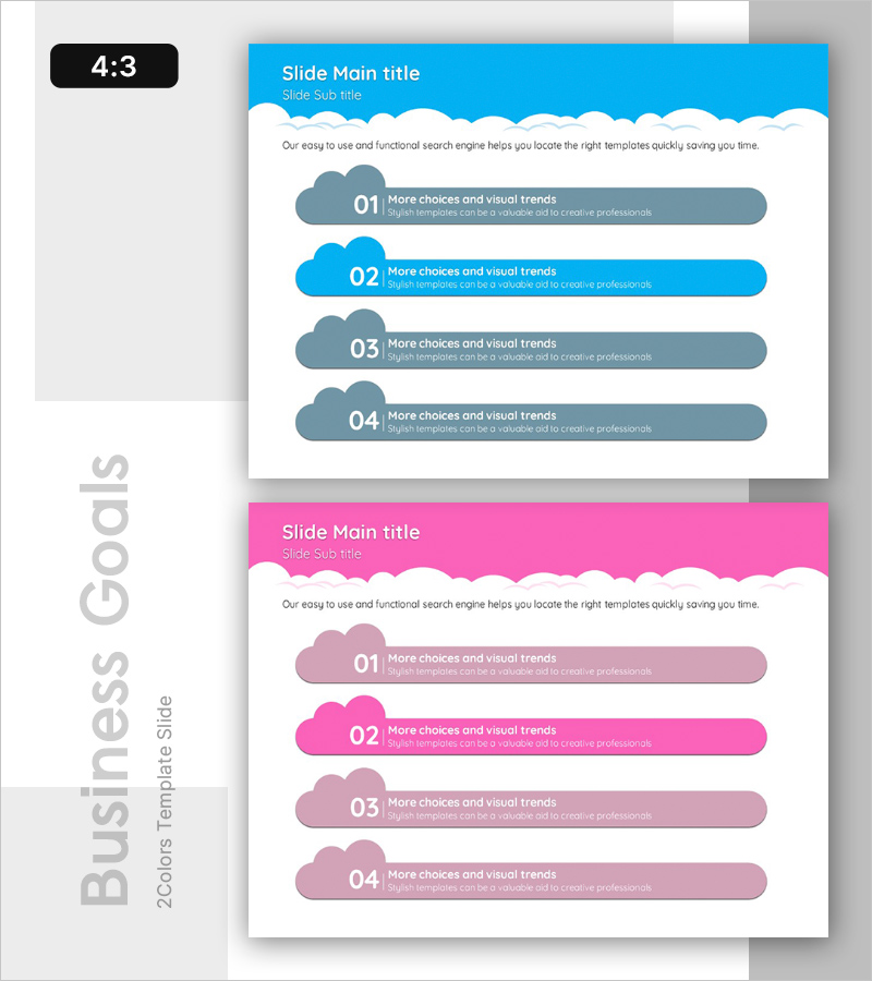 클라우드 쉐입 폐쇄 다이어그램으로 사업 목표와 전략 시각화