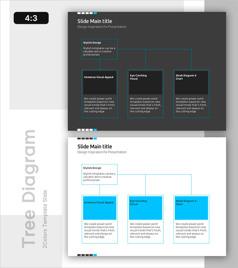 주요 세부 내용 이미지 슬라이드 - 멋진 다이어그램 활용