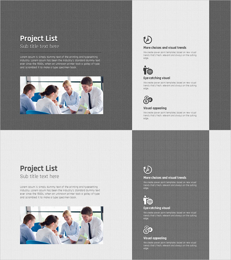 모눈종이 템플릿으로 운영계획 프로젝트 리스트 작성하기