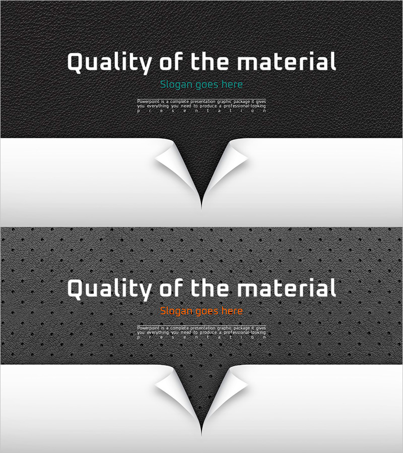 퀄리티 파워포인트 와이드 템플릿 표지