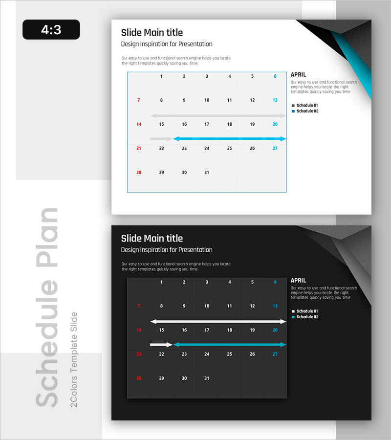 운영계획을 위한 블루 일정표 – 효율적인 관리
