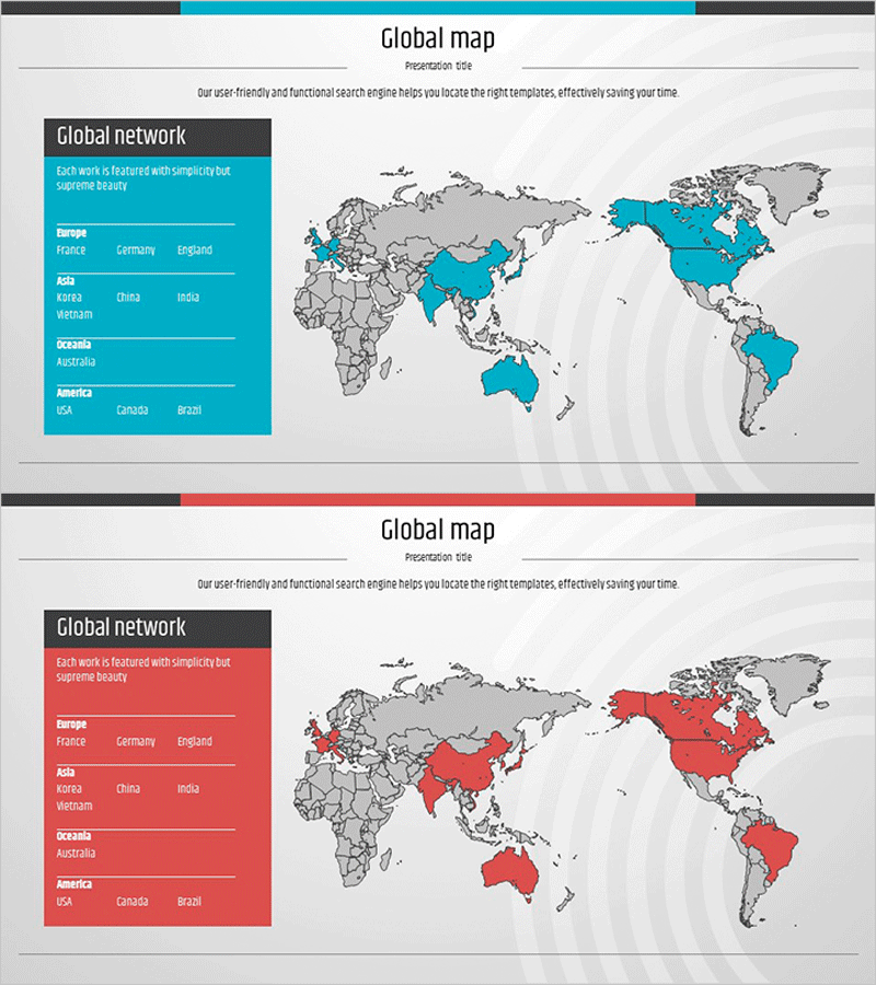 아이덴티티 와이드 템플릿 – 글로벌 네트워크 시각화