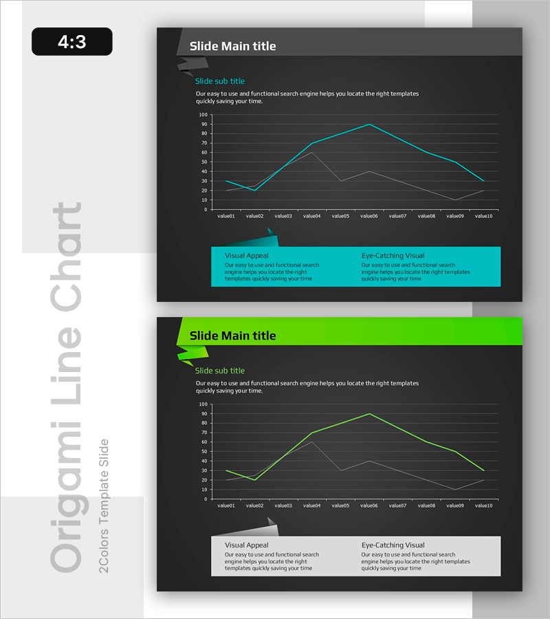 시각적으로 매력적인 막대 그래프 슬라이드 – 데이터 분석 쉽고 빠르게