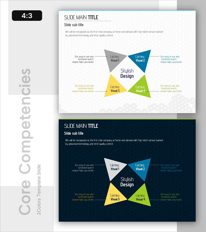 사업 전략을 효과적으로 전달하는 확산 다이어그램 슬라이드
