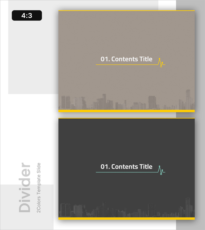 프레젠테이션의 첫 문장을 장식하는 커버 슬라이드