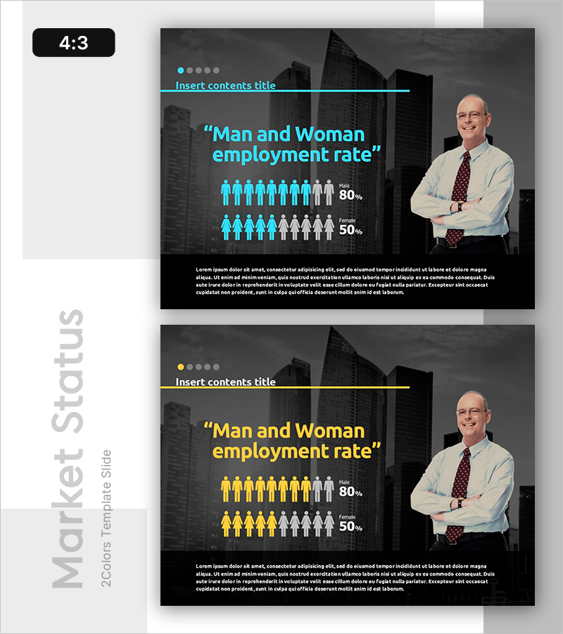 고용 성비 분석 슬라이드