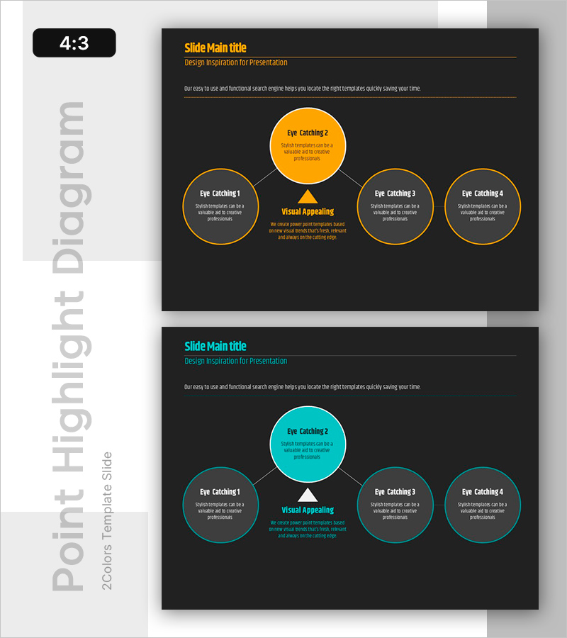 연결 다이어그램과 강조 구역 – 효과적인 서비스 소개