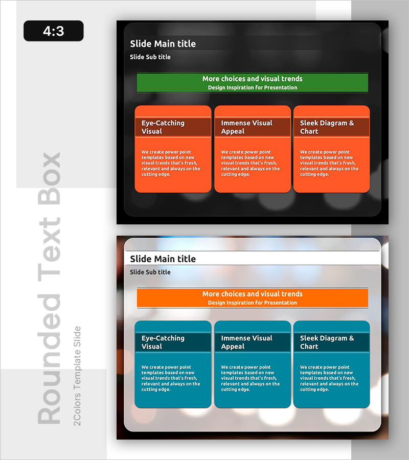 주요 사업 지원 방안 다이어그램 슬라이드 – 시각적 트렌드 강화
