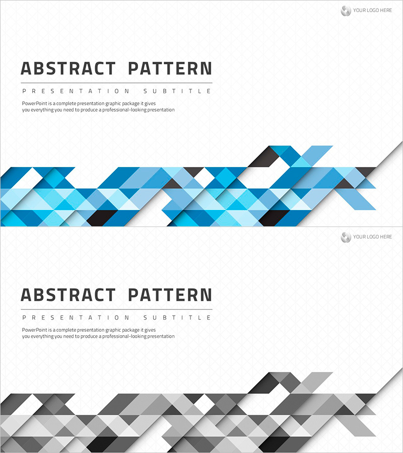추상 패턴 프레젠테이션 표지 슬라이드