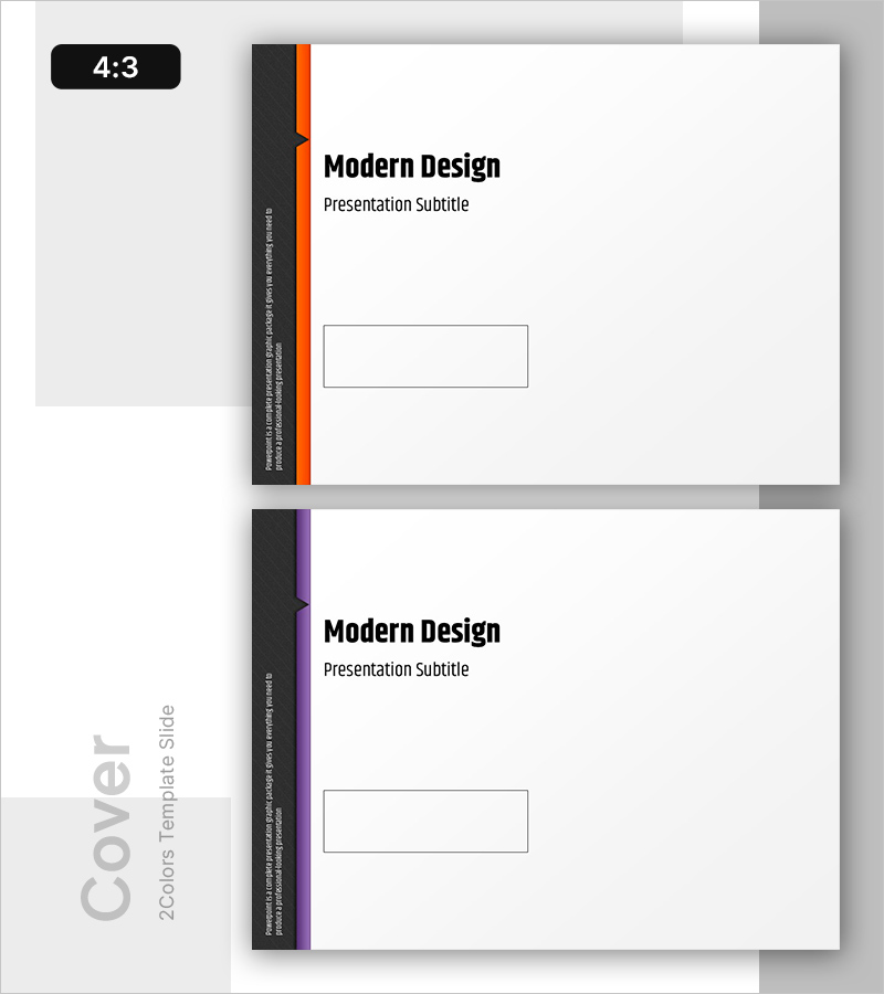 모던 디자인 PPT 표지