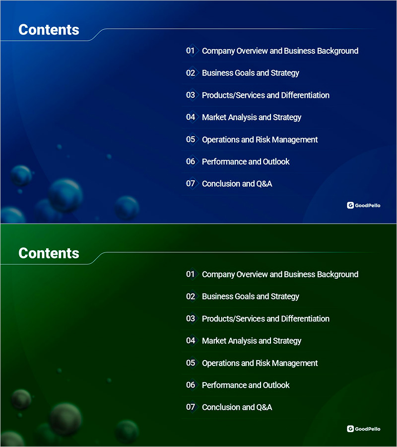 Bio Business Report Contents – Systematic and Trustworthy Structure