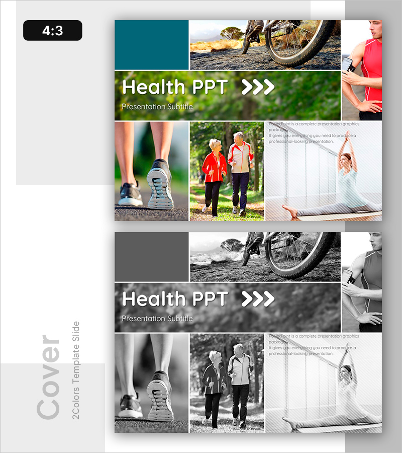 일상 운동 헬스 템플릿 표지 – 건강과 활력을 위한 시작