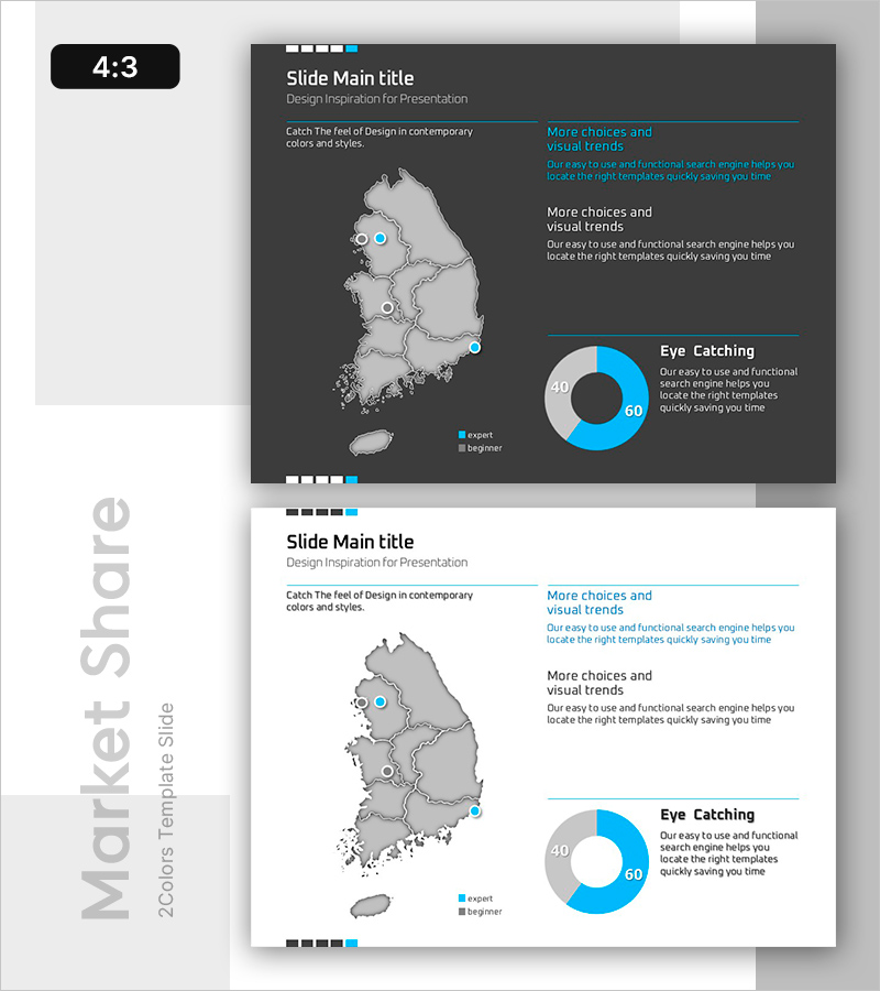 한국 시장 점유율 시각화 – 데이터 중심 인사이트