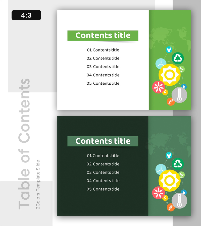 에너지 파워포인트 목차 – 신뢰성을 강조한 전략