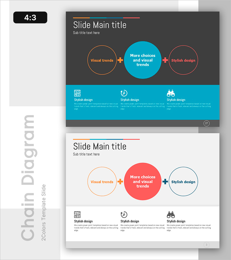 효율적인 실행 전략을 시각화한 슬라이드 – 차별화된 접근