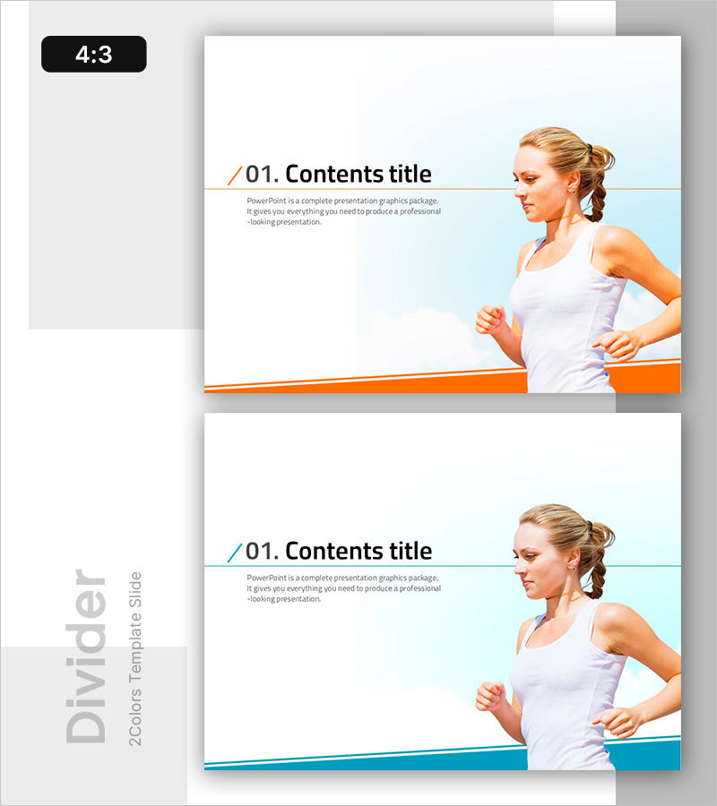 액티비티 운동 템플릿 간지 Section Divider – Movement & Motivation