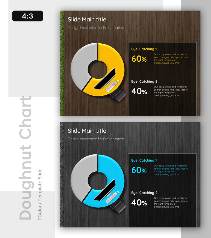 사무실 데스크 도넛차트 분석 – 시장 점유율 시각화