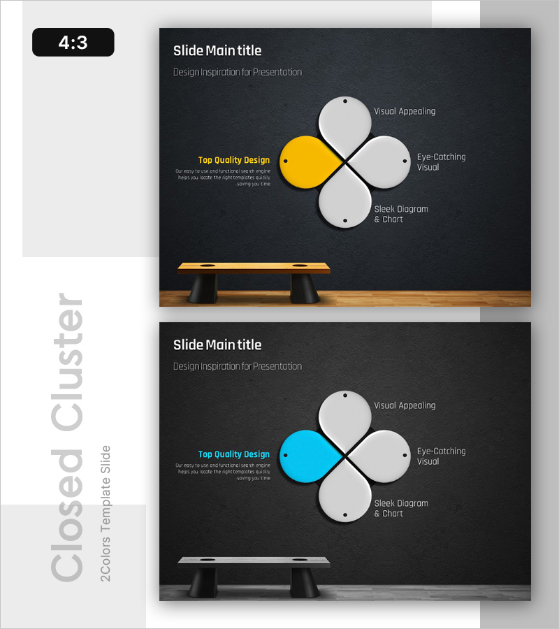 시장 점유율 도넛형 원 그래프 – 비즈니스 전략과 비전