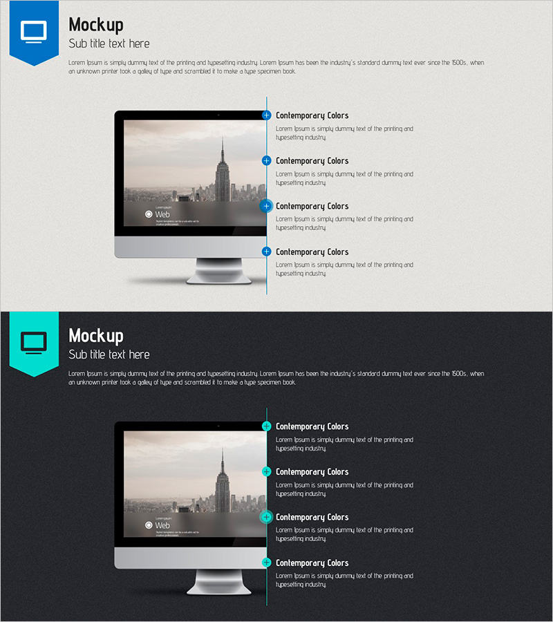 온라인 템플릿 목업 – 효과적인 사업 추진 전략