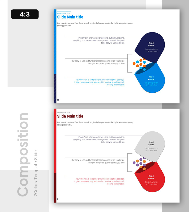 신약 성분 분석 다이어그램 – 시각적 자료로 신뢰감 전달