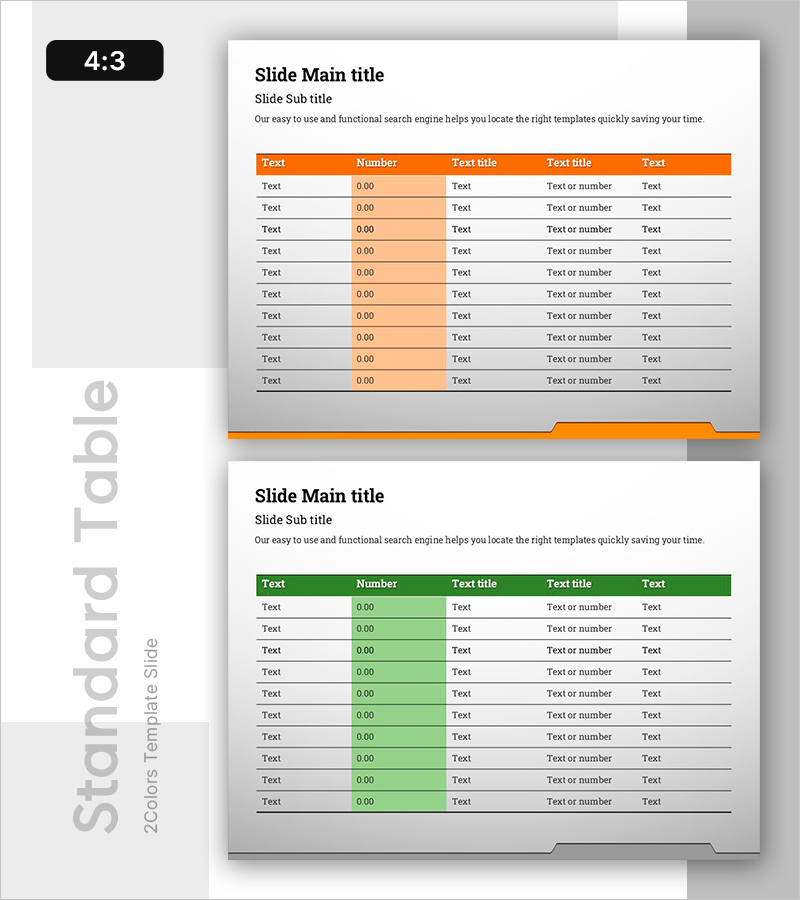 프로모션 계획 상세표 – 명확한 데이터 시각화