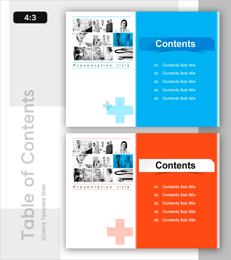 병원 진찰 PPT 목차