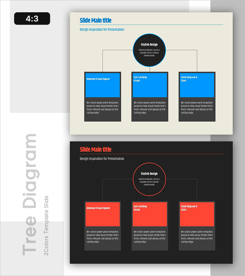 프로그램 소개 다이어그램 슬라이드 – 시각적 매력을 담은 템플릿