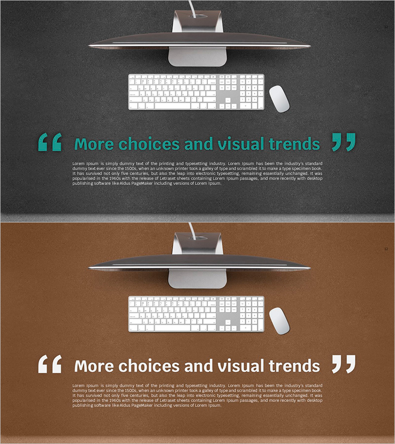 레인보우 페이퍼 프레젠테이션 템플릿 메시지 - 혁신 Drive