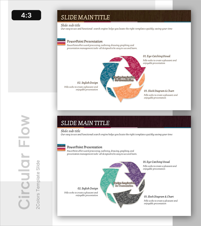 프레젠테이션 템플릿 - 중독성 있는 디자인