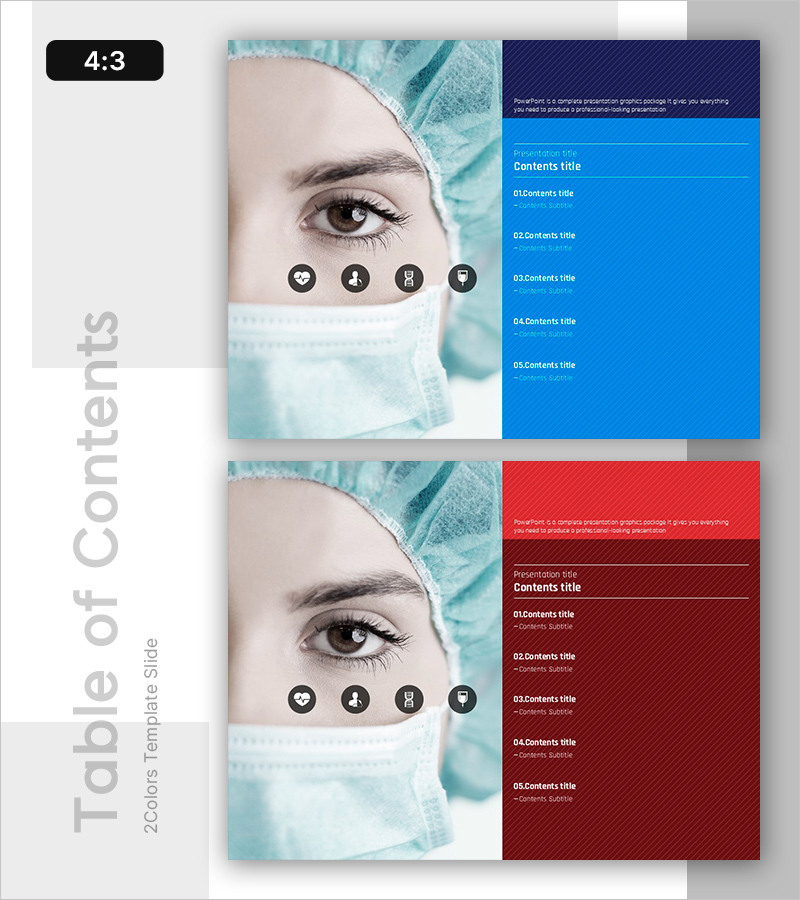 병원 소개자료 목차 슬라이드 – 의료 분야 프레젠테이션 최적화