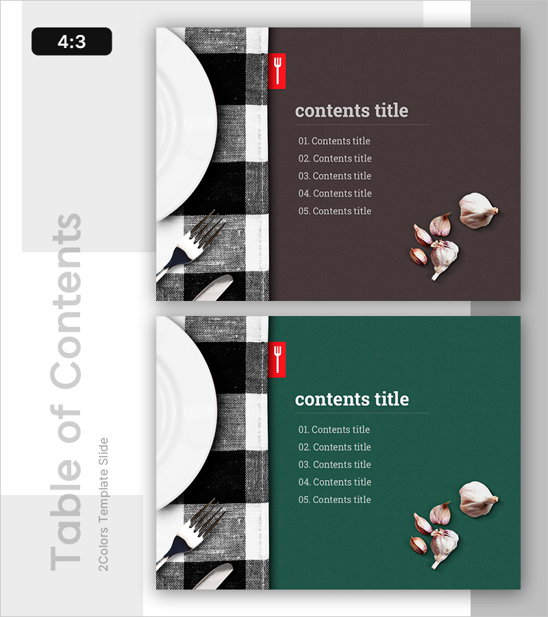 건강한 식재료 푸드 템플릿 목차 – 신선하고 건강한 식재료 소개