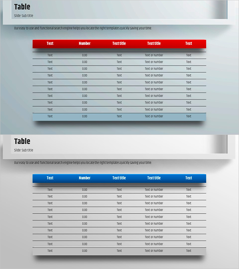 사각형 프레임 템플릿으로 재무 성과 시각화 – 효율성과 명확함