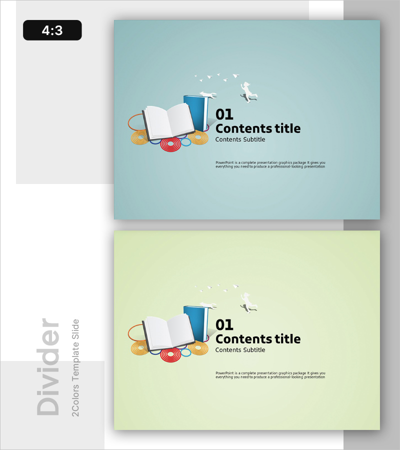 어린이 교육도서 템플릿 간지 – 창의적 학습을 위한 슬라이드