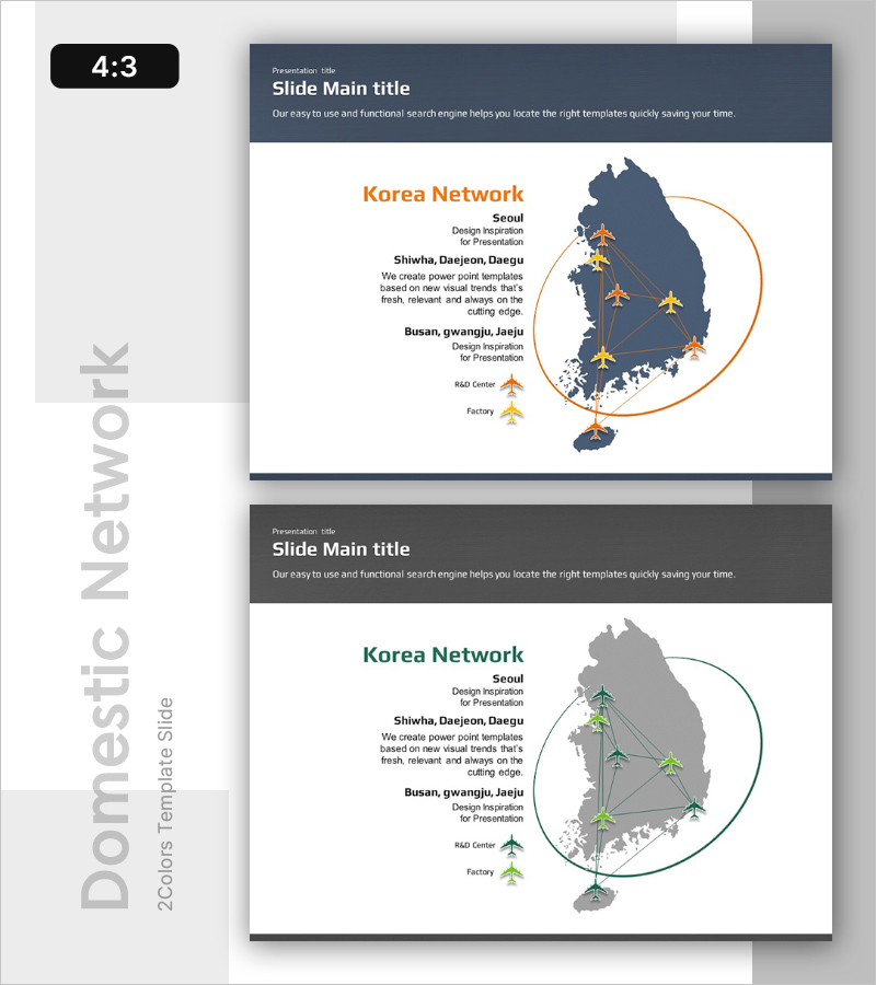 한국 네트워크를 시각화한 클러스터 다이어그램