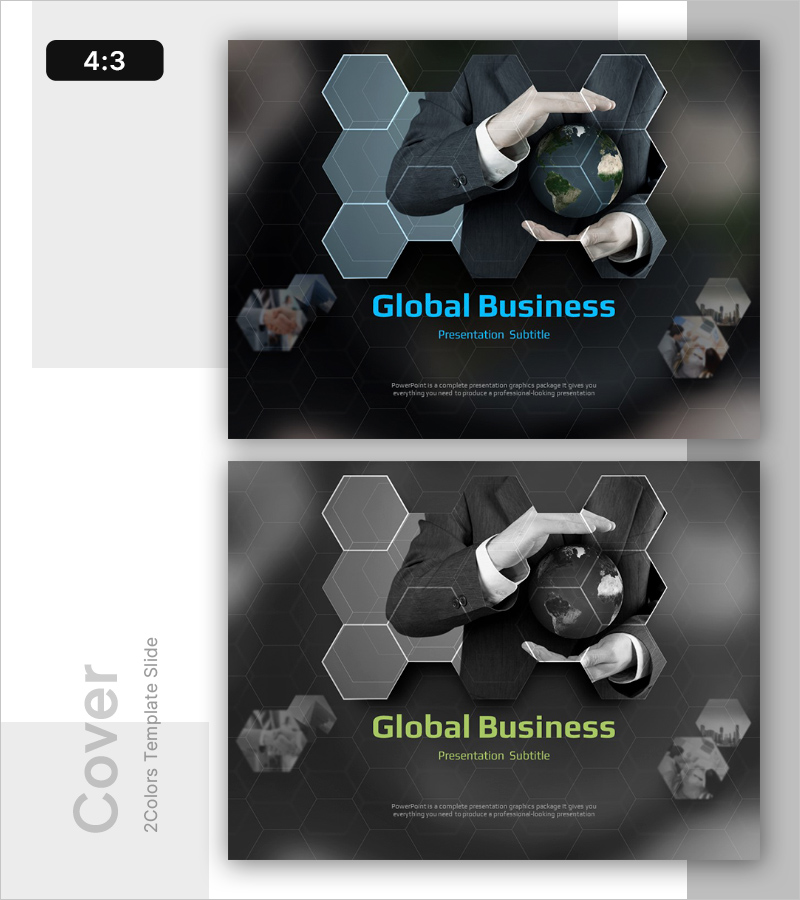 글로벌 비즈니스 템플릿 표지