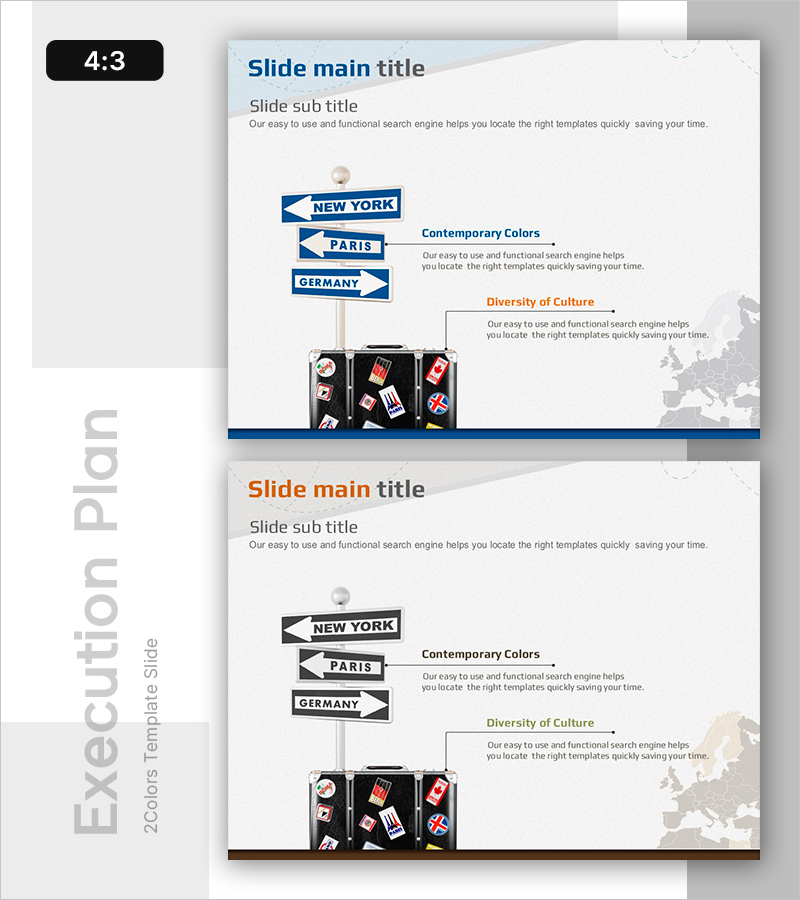 캐리어와 이정표 – 효과적인 사업 관리 슬라이드 제공