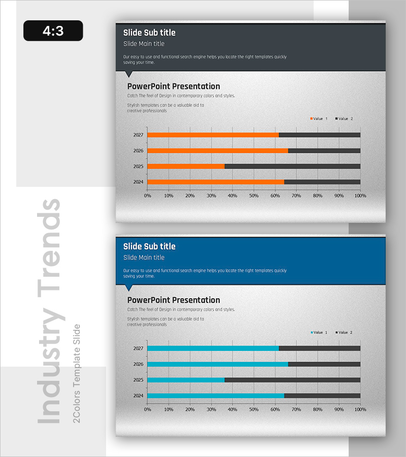 사업 동향 차트 - 비즈니스 전략 수립에 적합한 그래프
