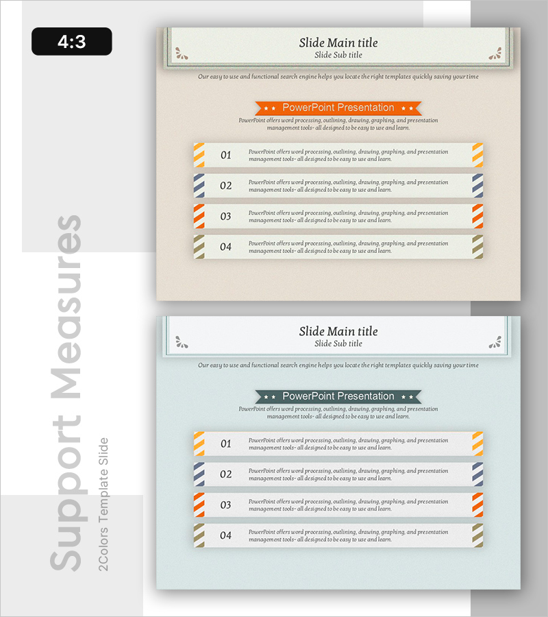 줄무늬 텍스트 박스를 활용한 효과적인 정보 전달
